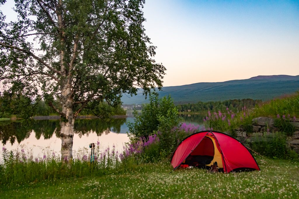 Camping vid Jäckvik