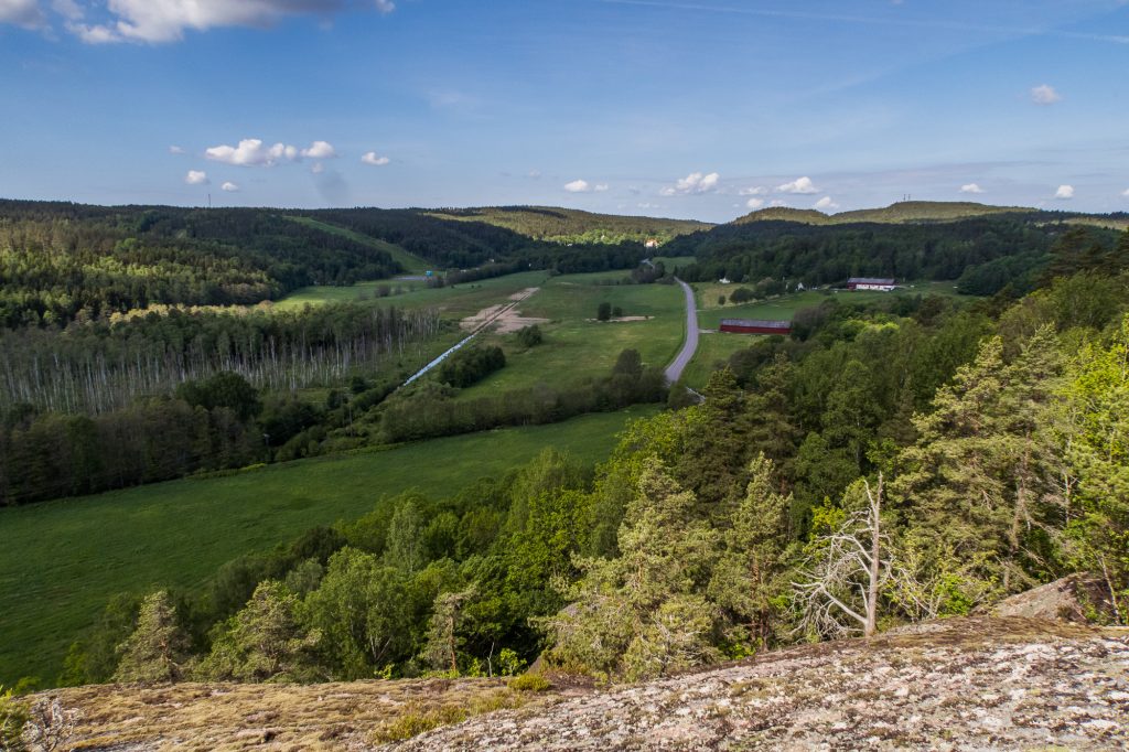 Utsikt mot Yxbacken