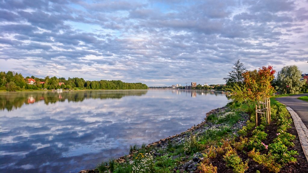 Umeå strandpromenad