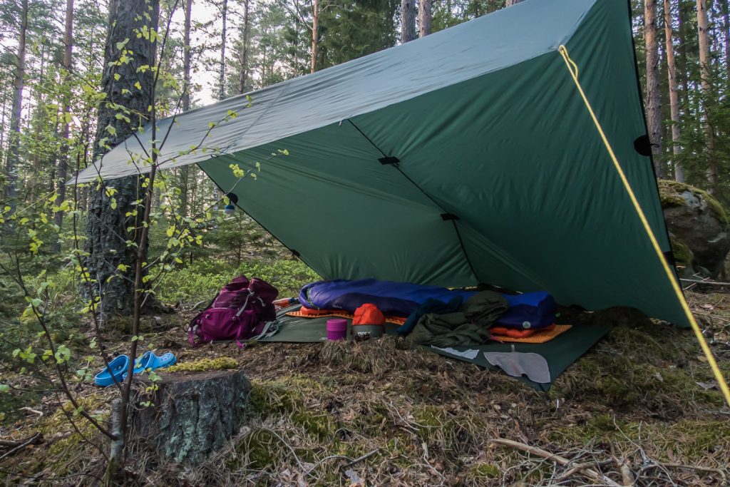 Mysigt under tarp