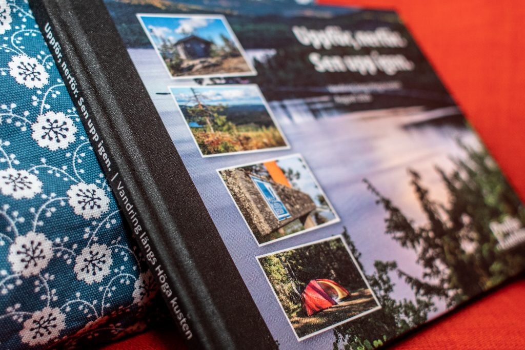 Platt fotobok om Höga kusten-vandring