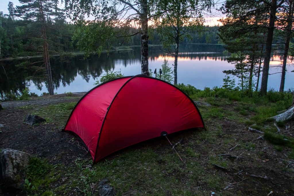 Vindstilla kväll på vandring