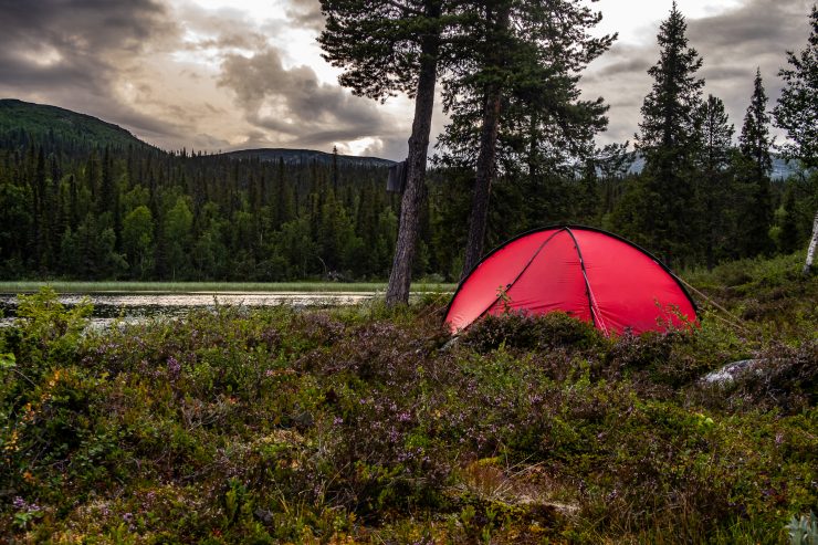 Great campsite at Pårte