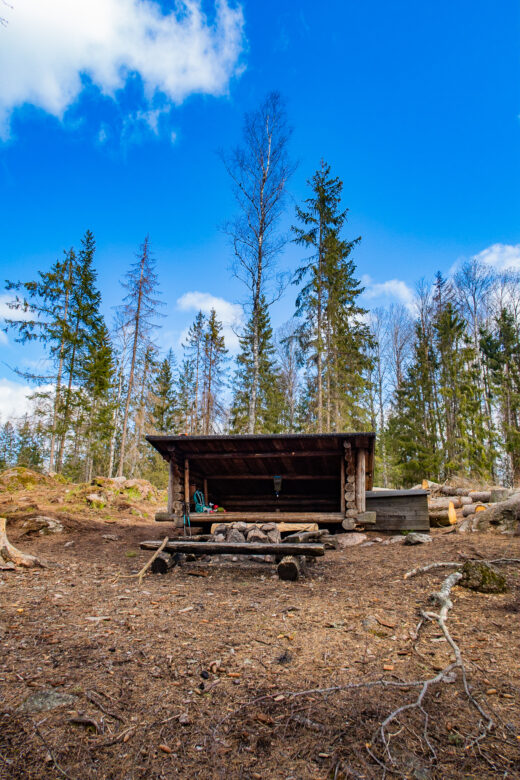 Vindskydd vid Övre Glottern