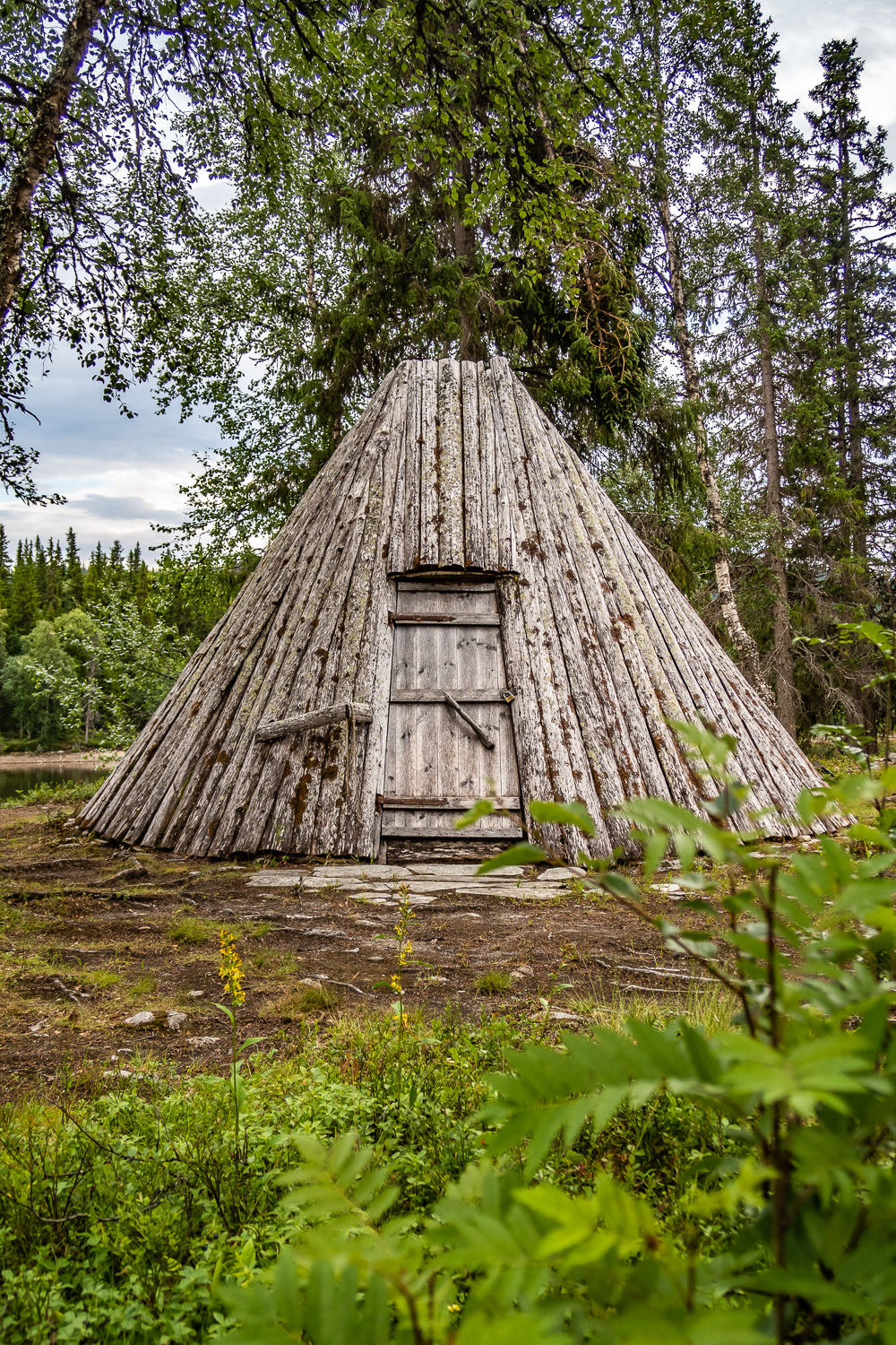 Kåta i kyrkstaden Ankarede