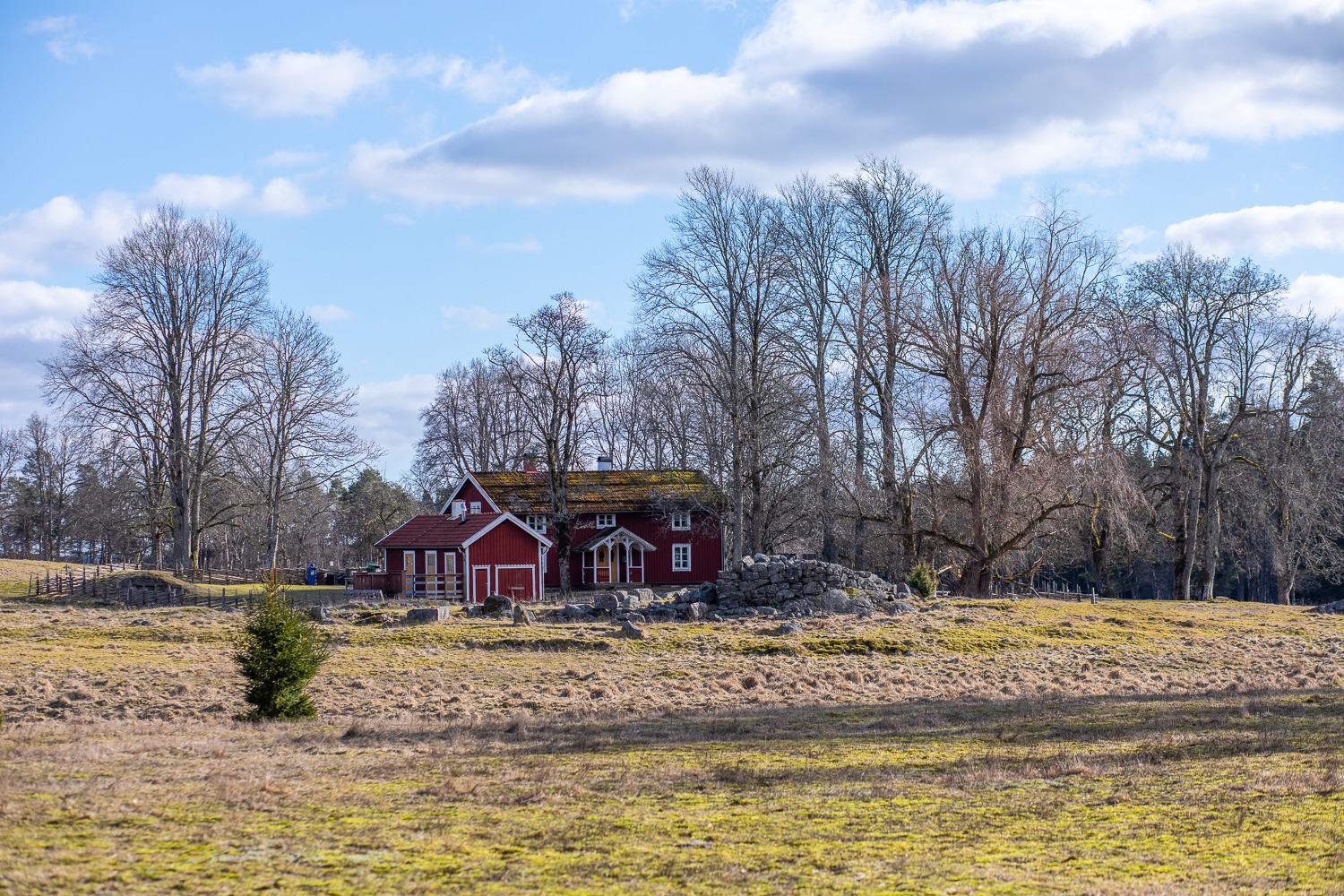 Stuga vid entré Lövö, Store Mosse nationalpark