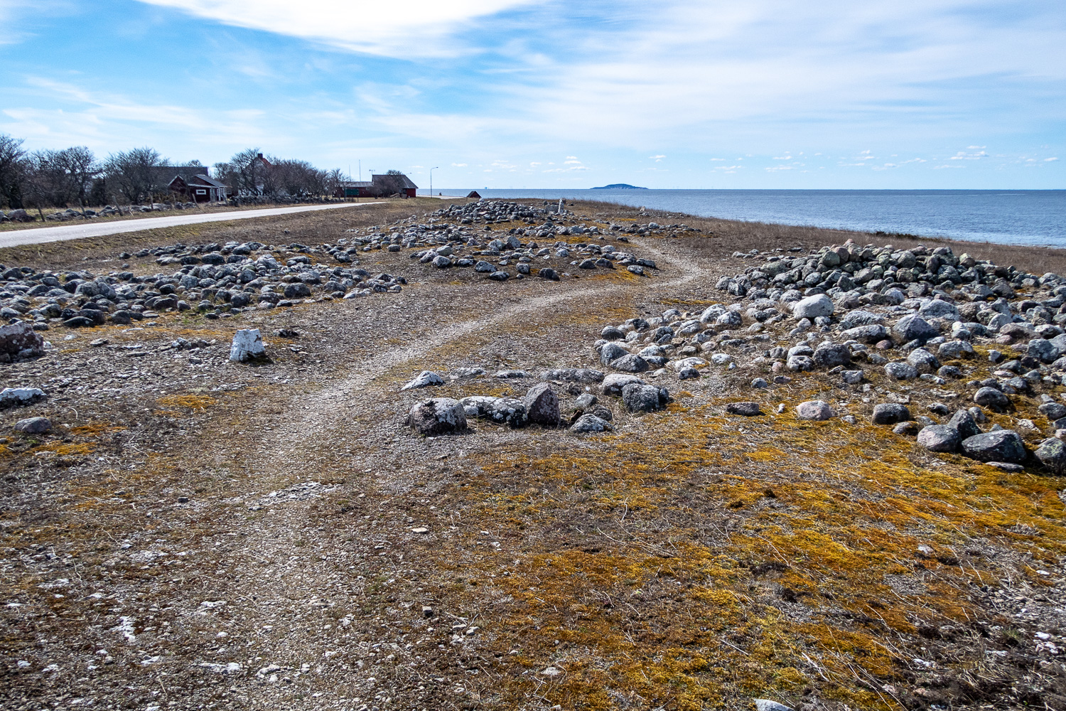 Gravsättningen Forgalla skepp på Öland