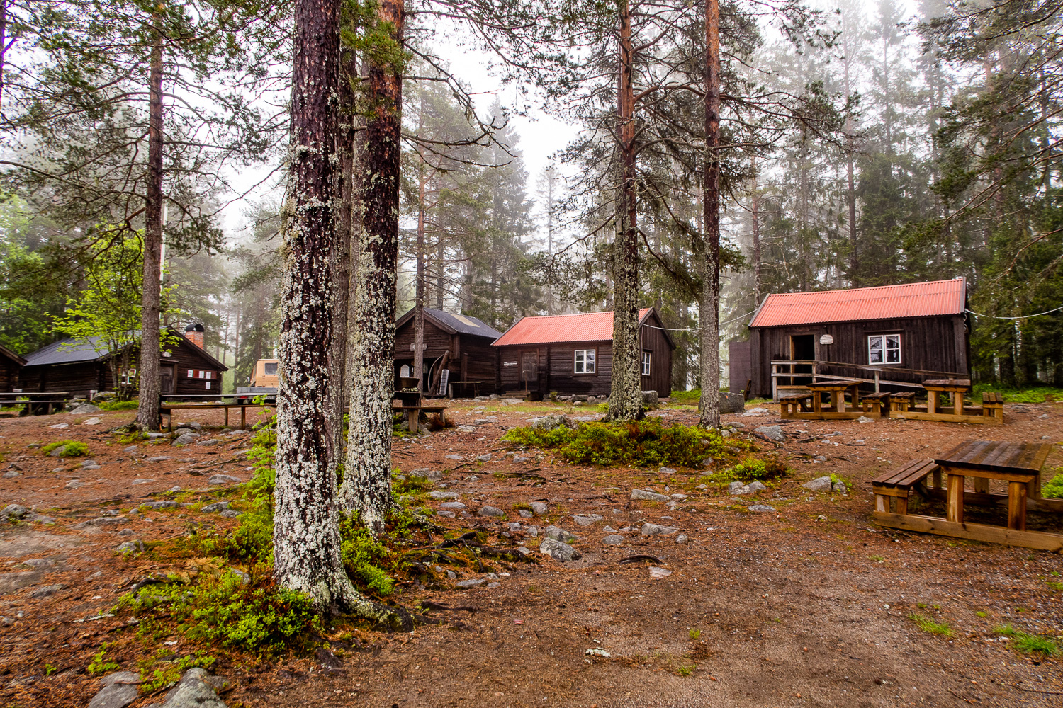 Mäjabodarna är en samling gamla hus som flyttats hit