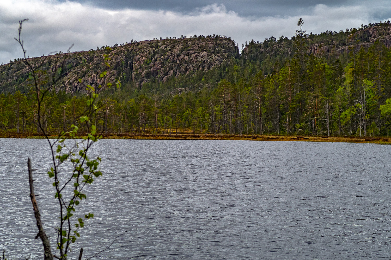 Slåttdalsskrevan syns från avstånd