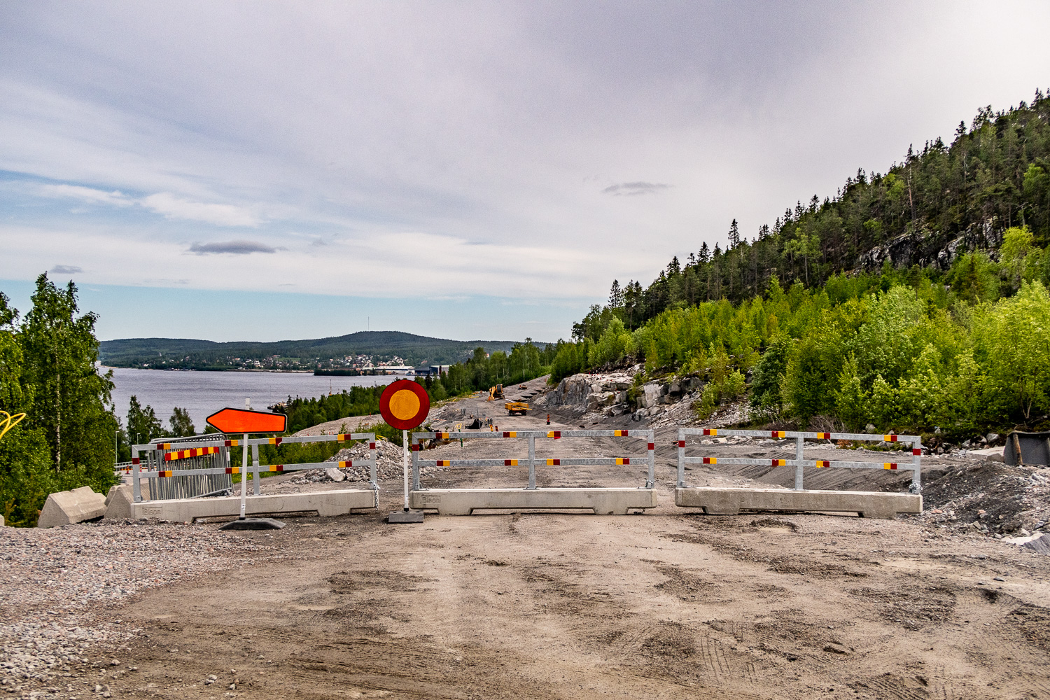 Vägbyggen i Örnsköldsvik