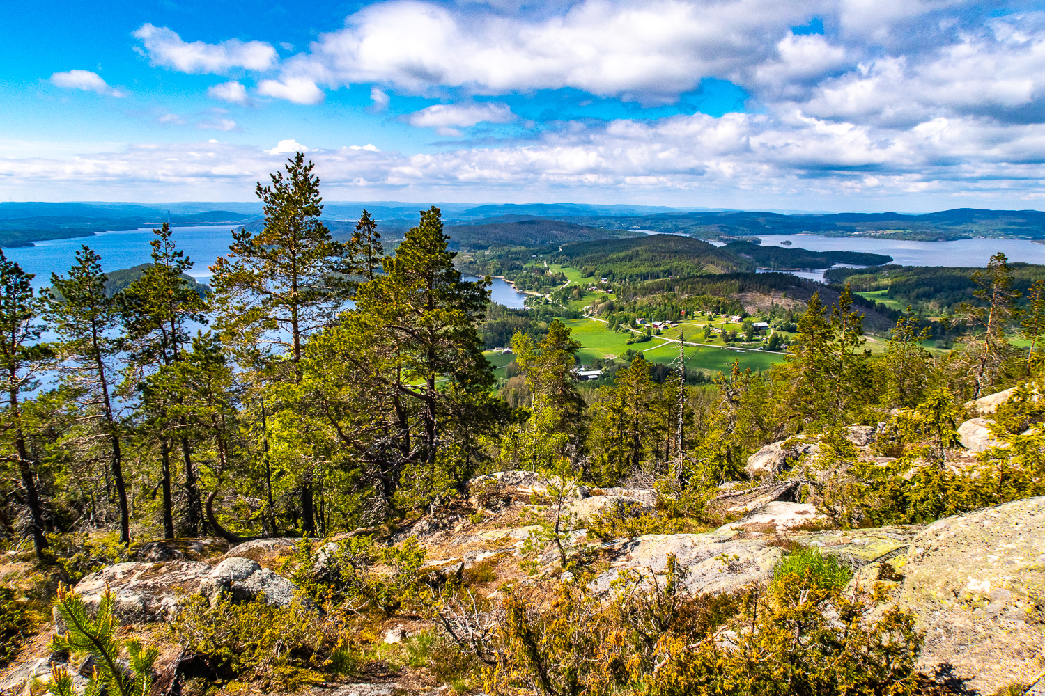 Utsikt över Sör-Lövvik från Valkallen