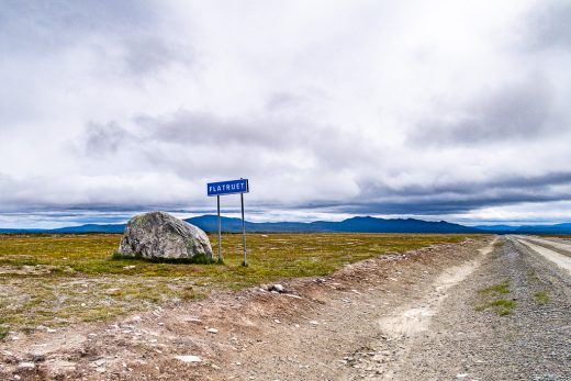 Flatruet, Sveriges högst belägna landsväg