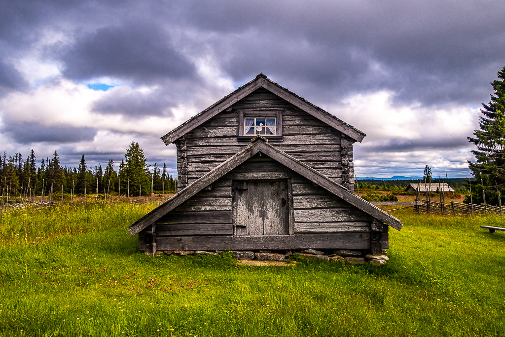 Välbevarat gammalt hus