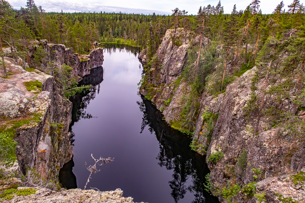 Utsikt över Gimegolts kanjon