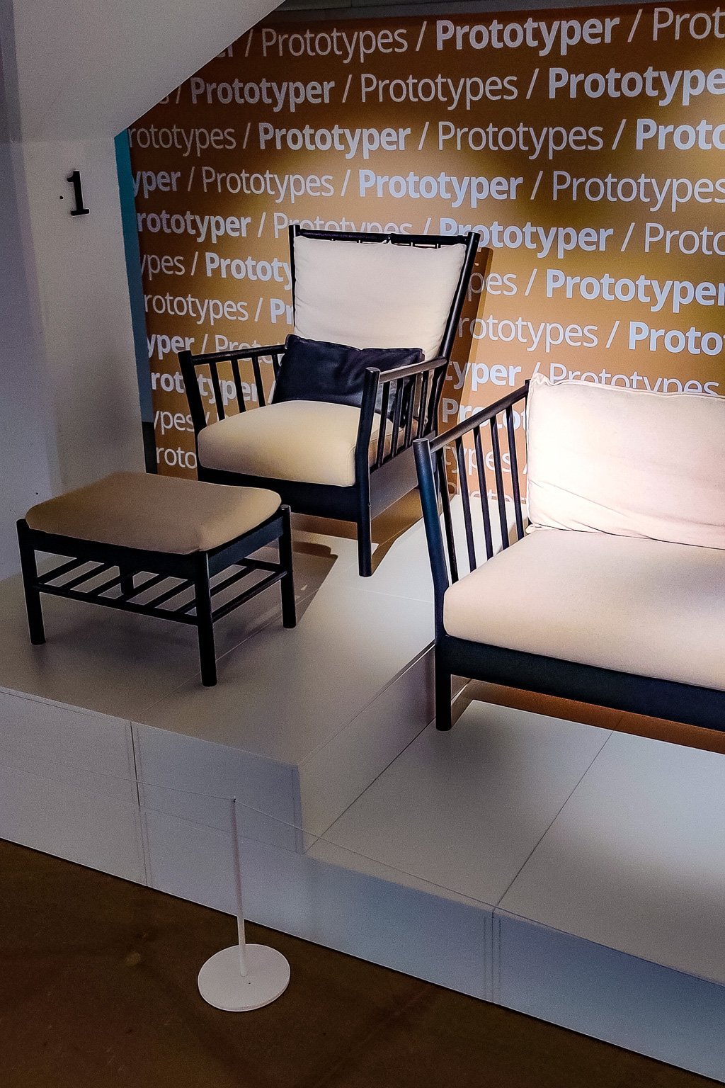Prototypmöbler på Ikea museum