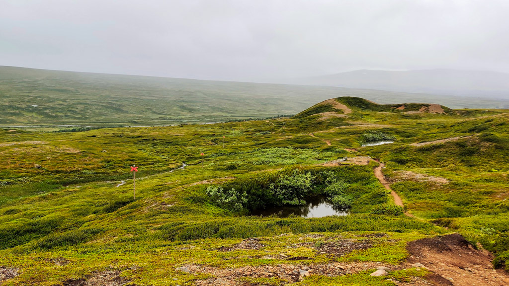 Vackert fjällandskap i Jämtland