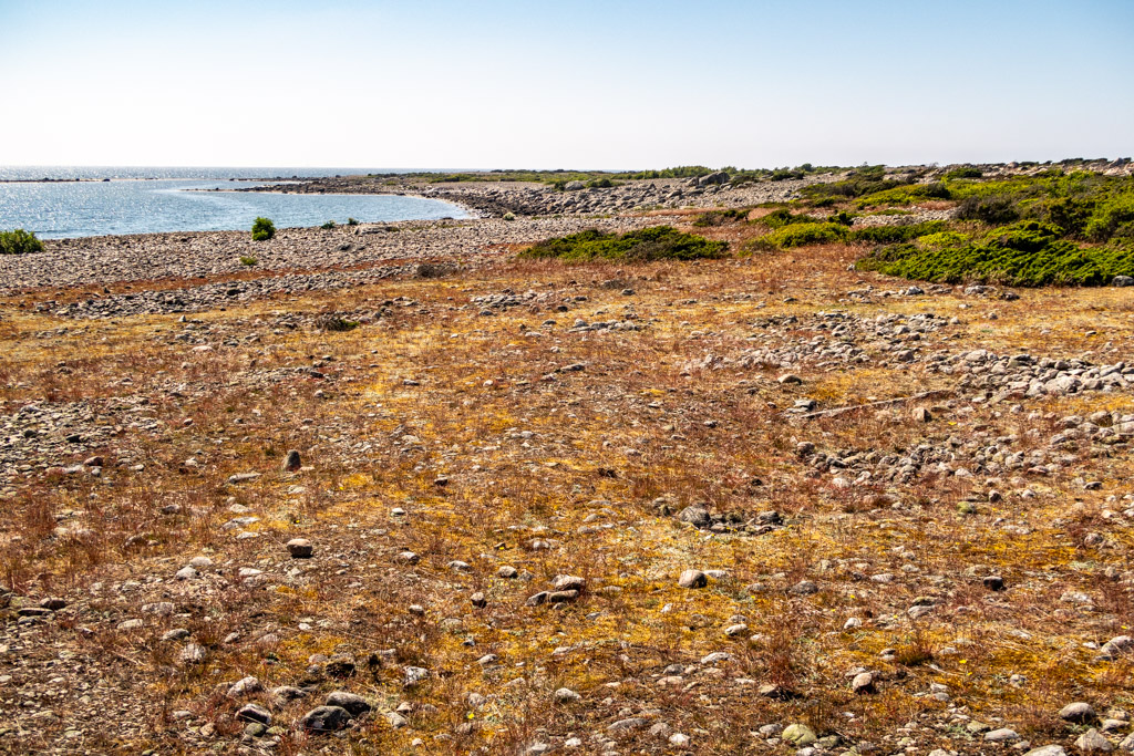 Stenstrand vid Näsbokrok i Halland